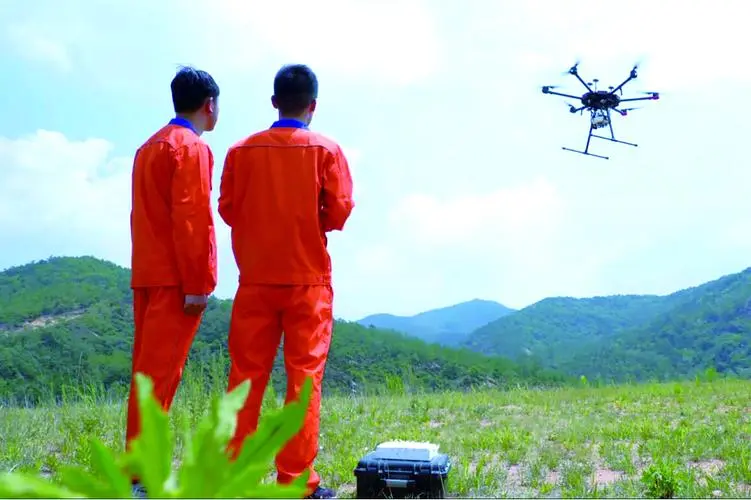 千家镇无人机倾斜摄影巡检拍摄